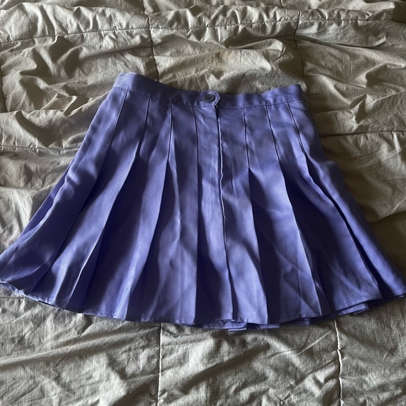 Purple and White Tennis Skirt - Picture 3 of 4